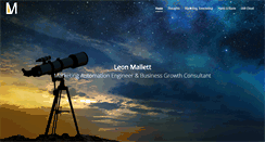 Desktop Screenshot of leonmallett.com